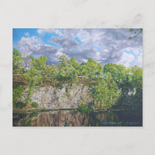 Carte Postale Belle Island Quarry Pond