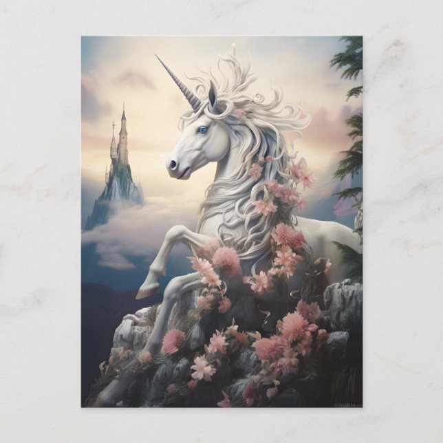Carte Postale Belle licorne (Devant)