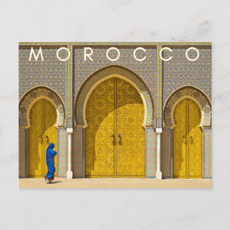 Carte Postale Belle Médina d'architecture de Marrakech Souvenir