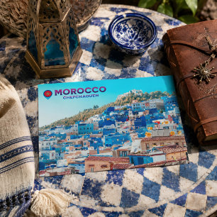 Carte Postale Belle médina nord-marocaine Ville Bleue