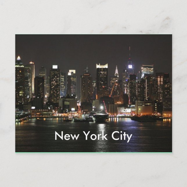 Carte Postale Belle New York City (Devant)