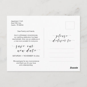 Carte Postale Belle, Noire, l'amour est patient, on a été repous