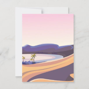 Carte Postale Belle oasis désertique