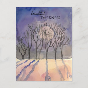 Carte postale Belle obscurité