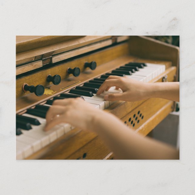 Carte Postale Belle Piano (Devant)