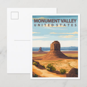 Carte Postale Belle Place Monument Valley USA Travel