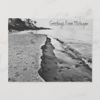 Carte Postale Belle plage de Spring Lake Michigan Shoreline Beac