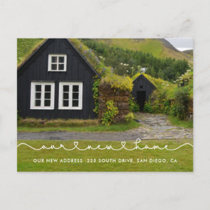 Carte Postale Belle police de coeur de connexion Notre nouvelle