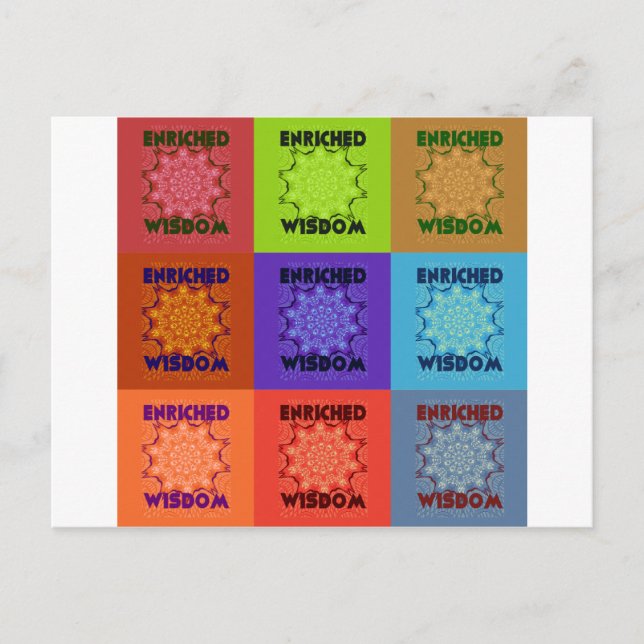 Carte Postale Belle Pop Art Extraordinaire belle Impression : En (Devant)