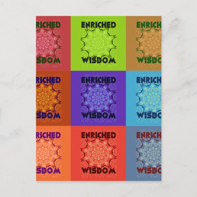 Carte Postale Belle Pop Art Extraordinaire belle Impression : En (Devant)