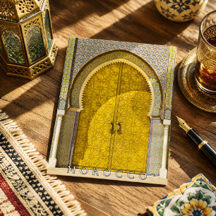 Carte Postale Belle poterie colorée du Maroc Marrakech