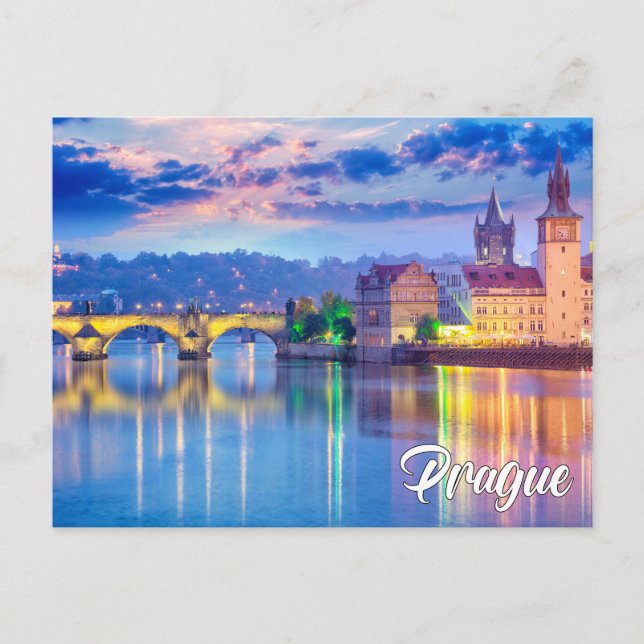 Carte Postale Belle Prague, République tchèque (Devant)