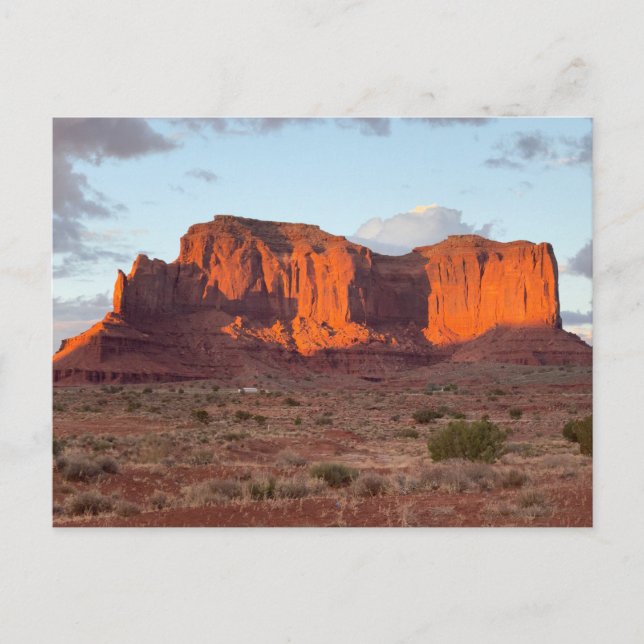 Carte Postale Belle prise de soleil de Monument Valley (Devant)