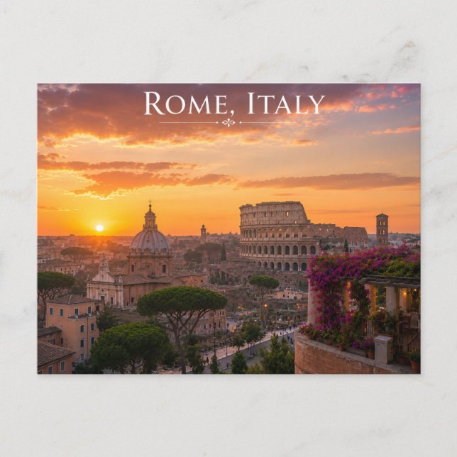 Carte Postale Belle Rome Italie (Devant)