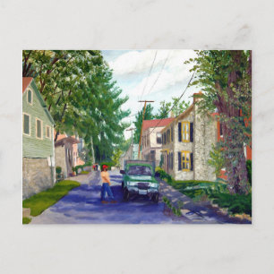 Carte Postale Belle rue Elsah Illinois