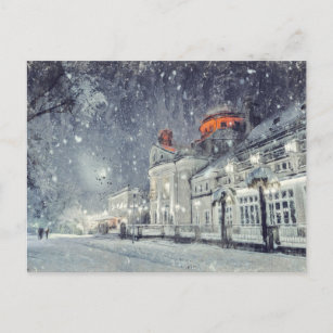 Carte Postale Belle scène de neige