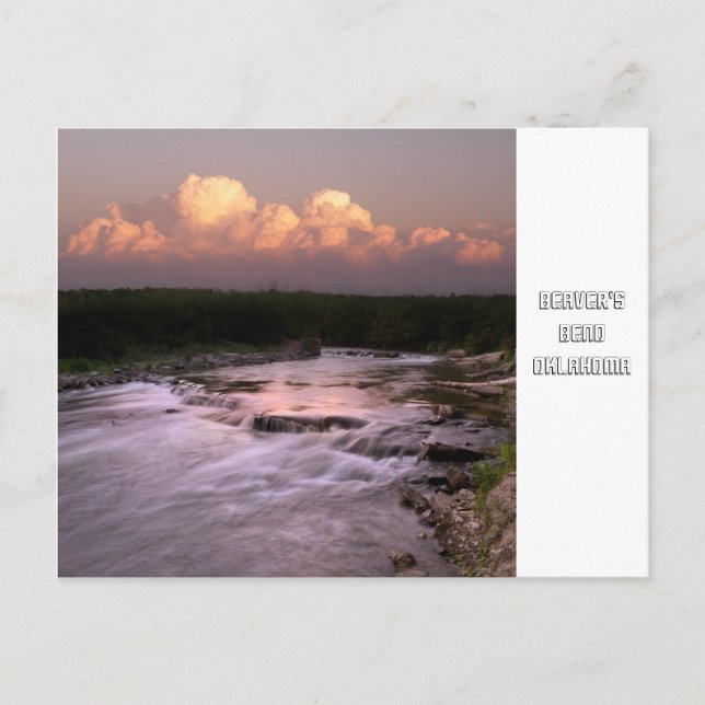 Carte Postale Belle scène en Oklahoma (Devant)