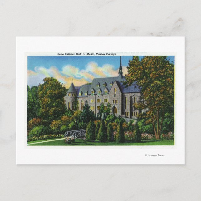 Carte Postale Belle Skinner Music Hall, Vassar College (Devant)