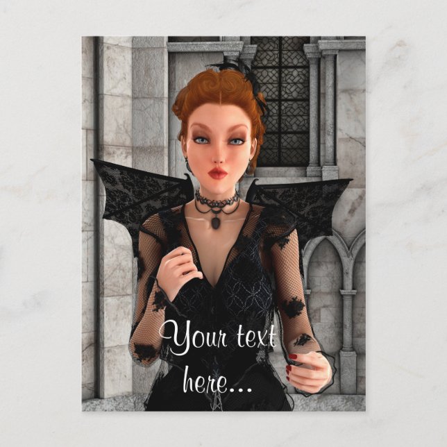 Carte Postale Belle sorcière (Devant)