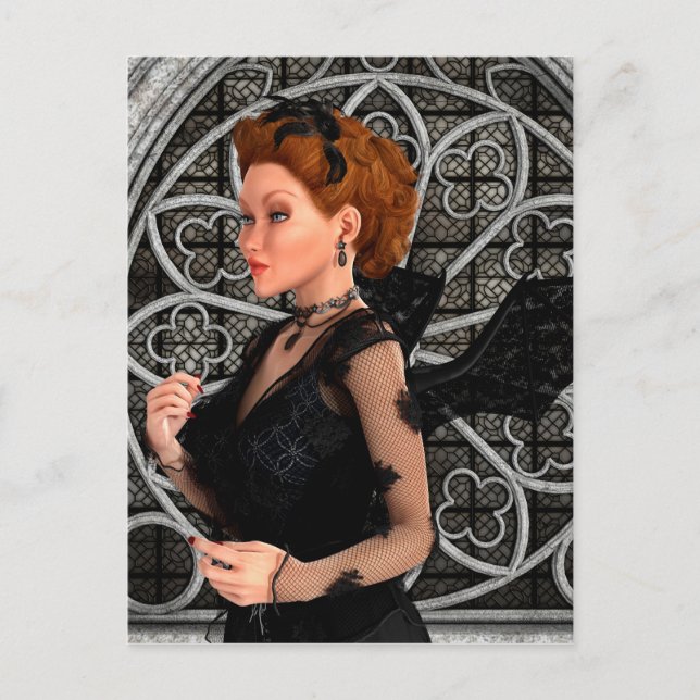 Carte Postale Belle sorcière (Devant)