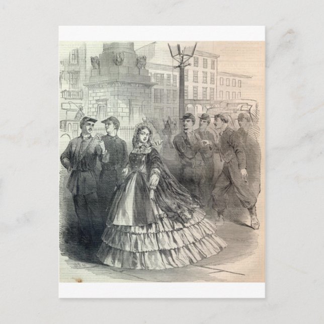 Carte Postale Belle Sud, 1861 (Devant)