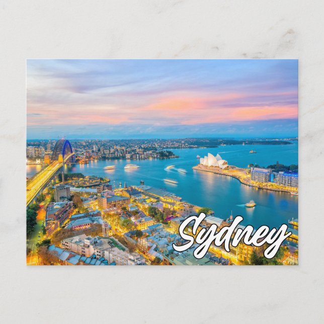 Carte Postale Belle Sydney, Australie (Devant)