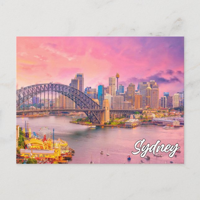 Carte Postale Belle Sydney, Australie (Devant)