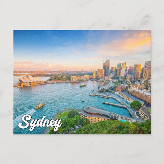 Carte Postale Belle Sydney, Australie (Devant)