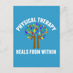 Carte Postale Belle thérapie physique Citation inspirante