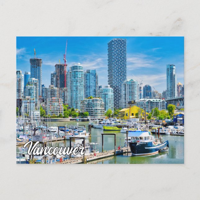 Carte Postale Belle Vancouver, Colombie-Britannique, Canada (Devant)