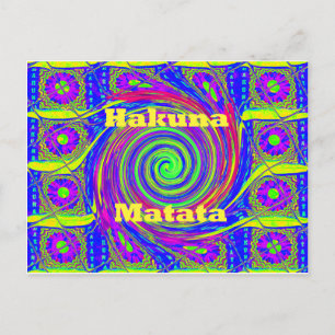 Carte Postale Belle Vecteur Géométrique Tourbillon Couleurs Incr