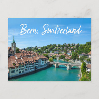 Carte Postale Belle ville de Berne, Suisse