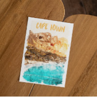 Belle vue aérienne de la montagne de la Table du C