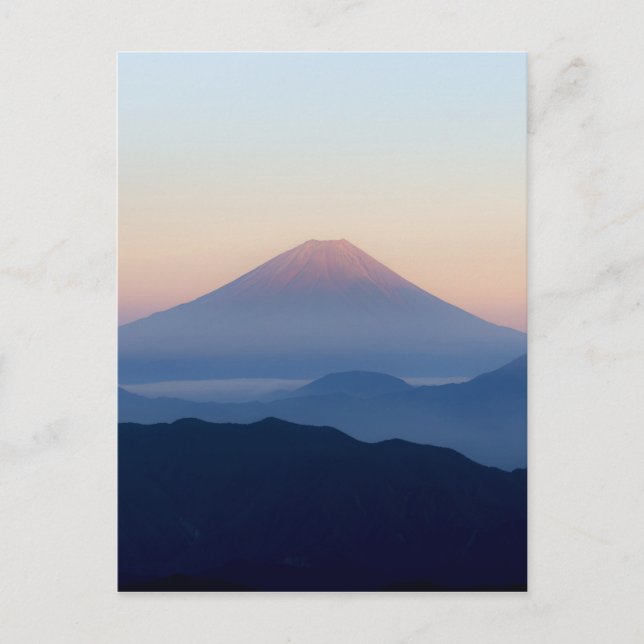Carte Postale Belle vue Mont Fuji, Japon, Sunrise (Devant)