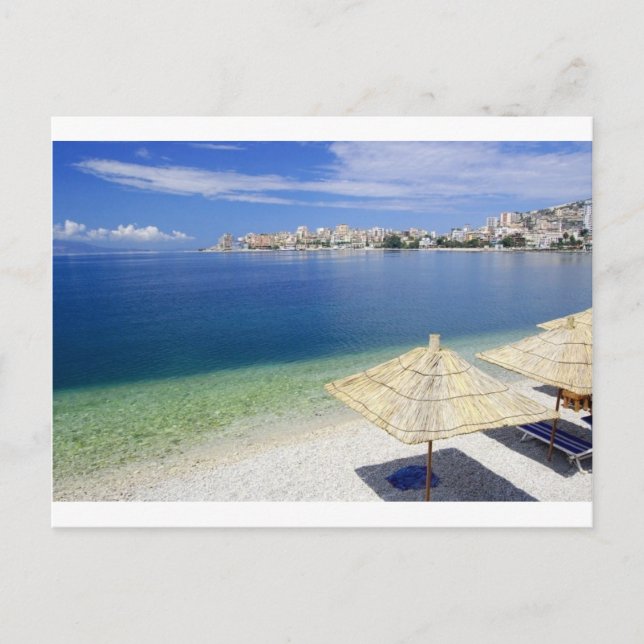 CARTE POSTALE BELLE VUE SUR LA PLAGE (Devant)