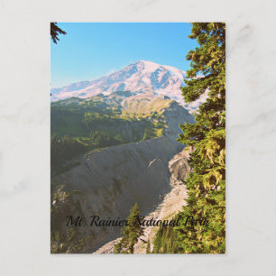 Carte Postale Belle vue sur le parc national du Mont Rainier