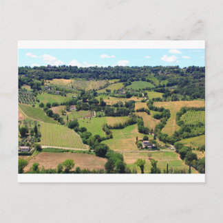 Carte Postale Belle vue sur Orvieto, Ombrie, Italie