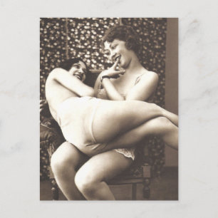 Carte Postale Belles filles photo vintage