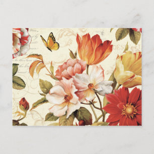 Carte Postale Belles fleurs