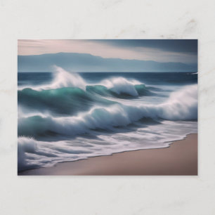 Carte Postale Belles vagues