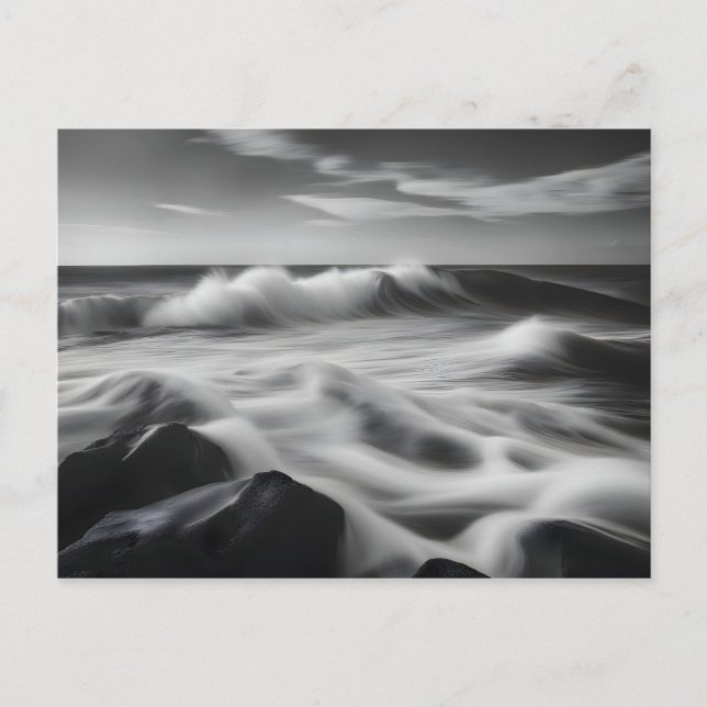 Carte Postale Belles vagues (Devant)