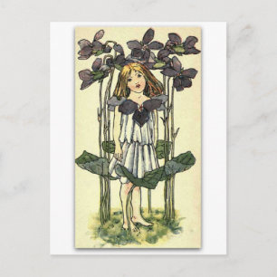 Carte Postale Belles Violets de NELLIE BENSON