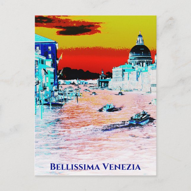 Carte Postale *~* Bellissima Langue Italienne - Venise (Devant)