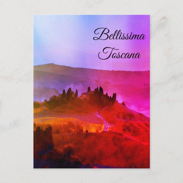 Carte Postale *~* Bellissima Toscane - Toscane Langue italienne (Devant)