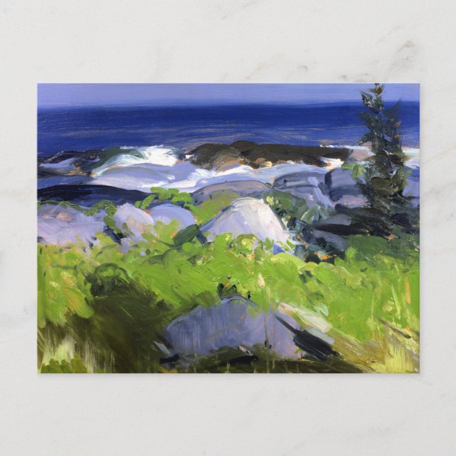 Carte Postale Bellows - Vine Clad Shore, île de Monhegan, (Devant)