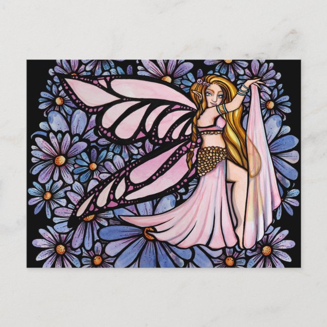 Carte Postale Belly Dance Fairy Art Belly Dancing Fairies (Devant)