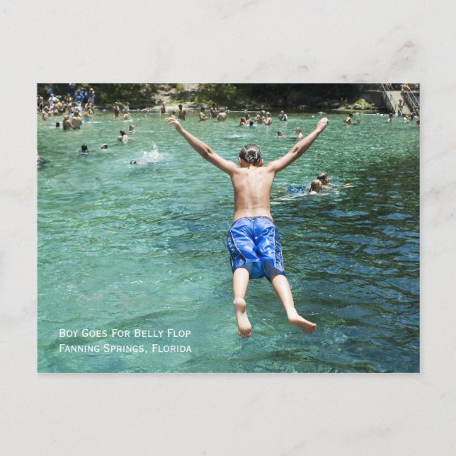Carte Postale Belly Flop Postcard (Devant)