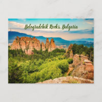 Belogradchik Rocks Bulgarie stylized