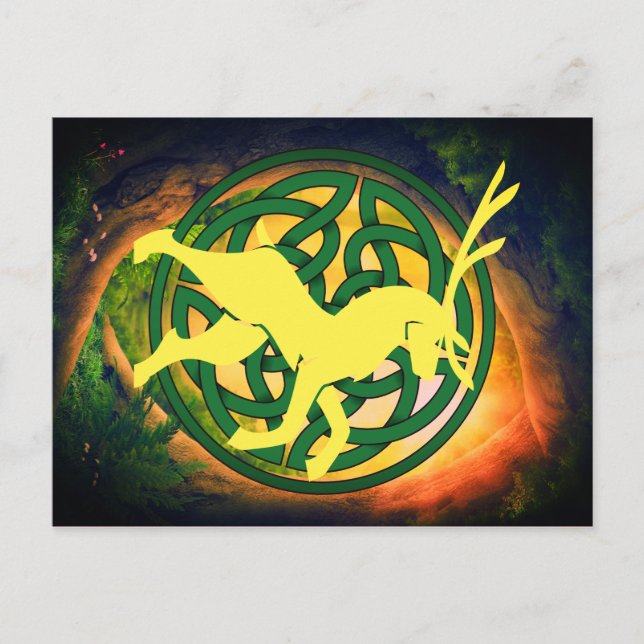 Carte Postale Beltaine - Mai Festival de croissance (Devant)