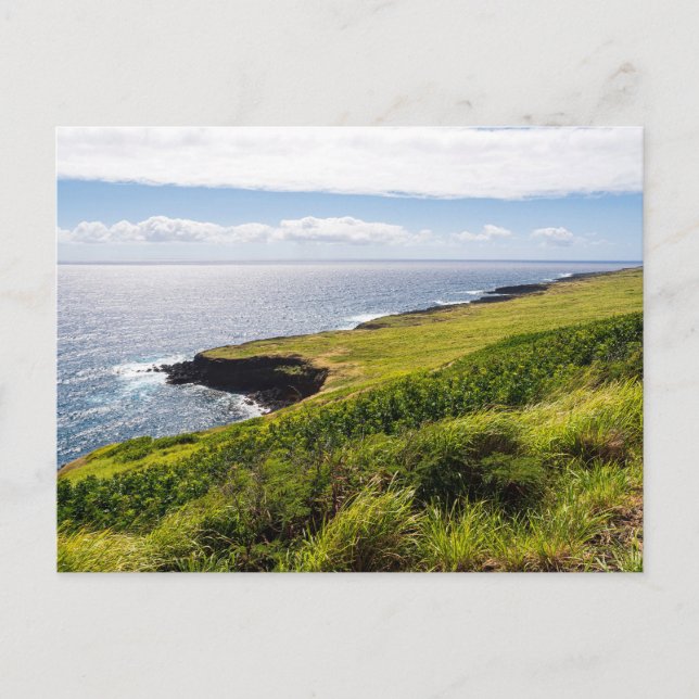 Carte Postale belvédère de haleokane et océan pacifique (Devant)
